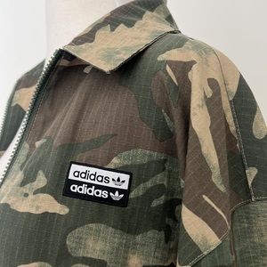 Adidas camp zip up jacket